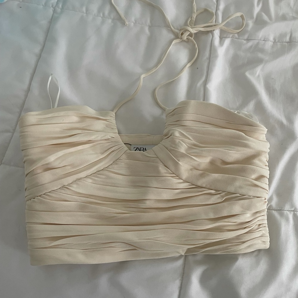Zara draped top
